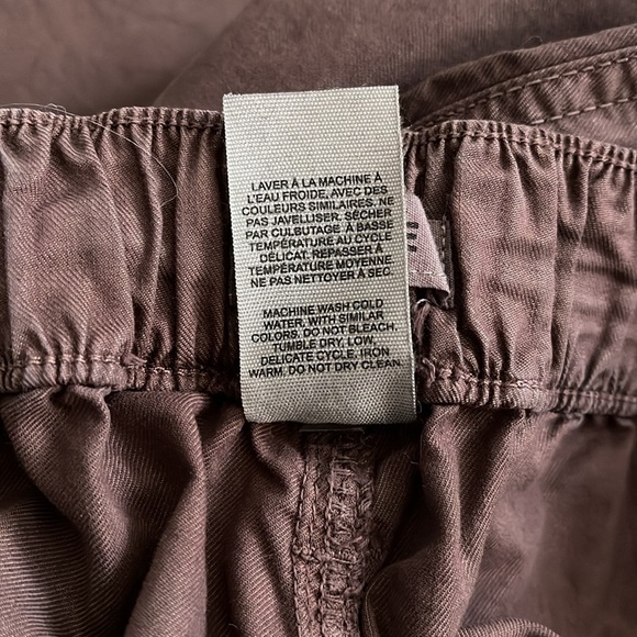 GARAGE High Rise Cargo Pants Wide Leg, Size L - Picture 9 of 9